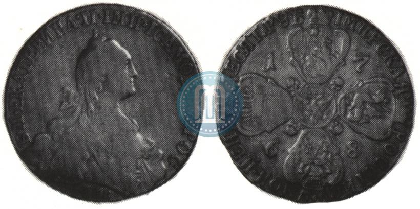 Фото 10 рублей 1768 года СПБ 