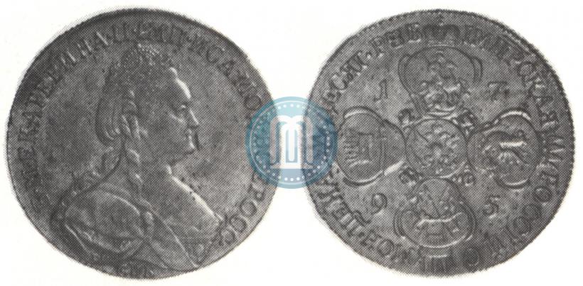 Picture 10 roubles 1795 year СПБ 