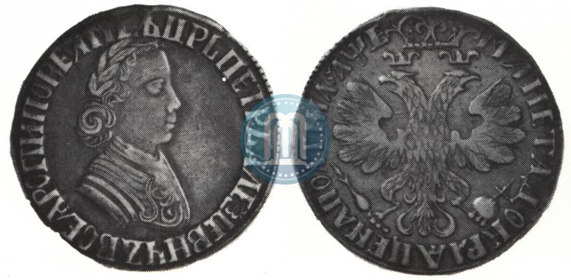 Picture Poltina 1705 year  "Portrait by F. Alekseev"