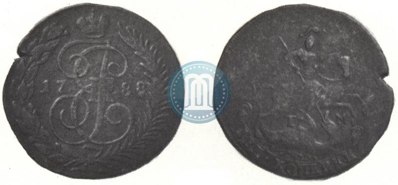Picture 2 kopecks 1788 year ТМ 