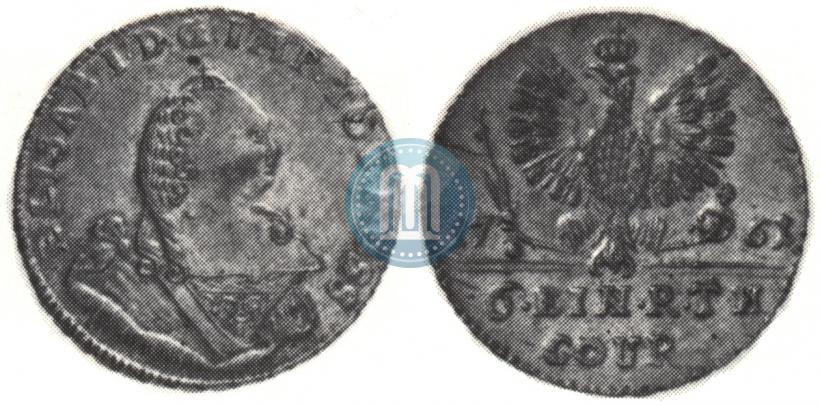 Picture 1/6 Thaler 1761 year  