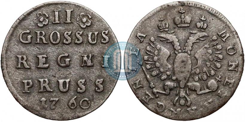 Picture 2 grosze 1760 year  