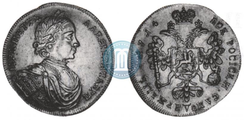 Picture 2 ducats 1714 year  