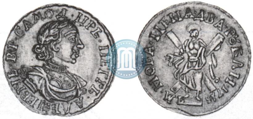 Picture 2 roubles 1718 year L 