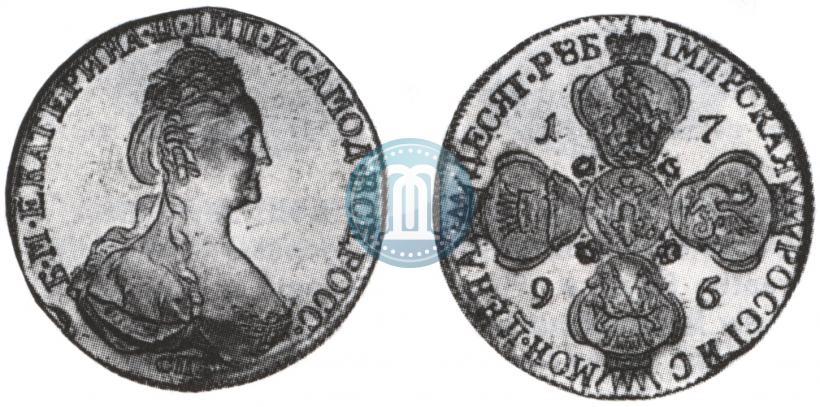 Picture 10 roubles 1796 year СПБ 
