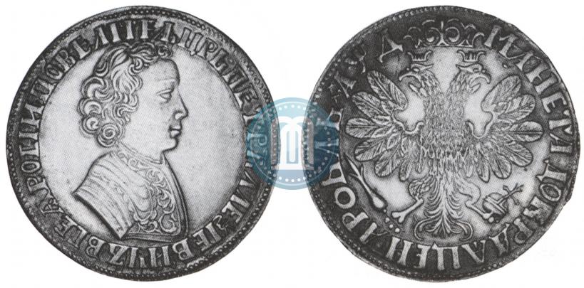 Picture 1 rouble 1704 year  