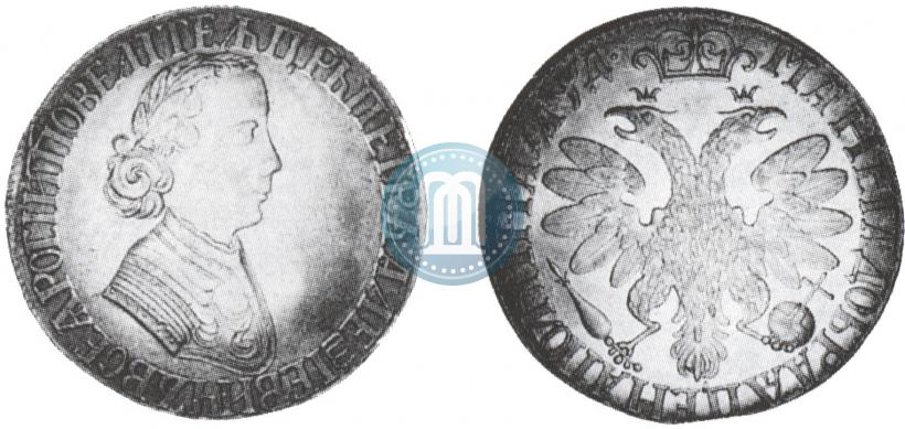 Picture Poltina 1704 year  "Portrait by F. Alekseev"