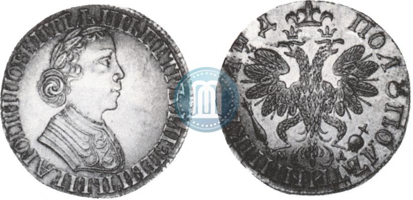 Picture Polupoltinnik 1704 year  "Type of 1703"