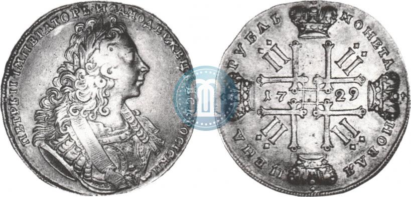 Picture 1 rouble 1729 year  "Type of 1729"