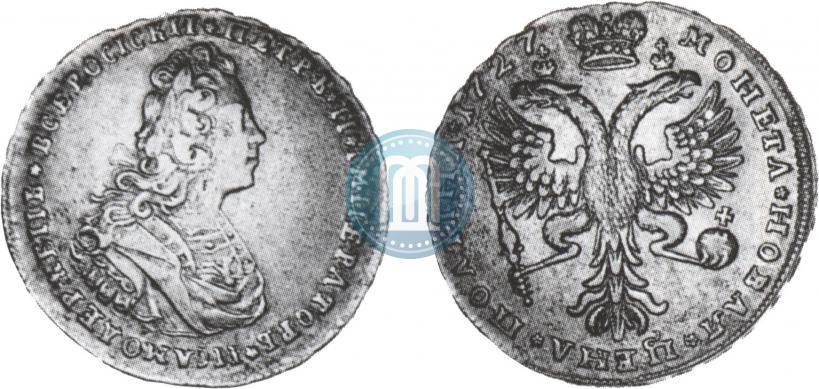 Picture Poltina 1727 year  "Moscow type"