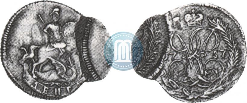 Фото Денга 1757 года  