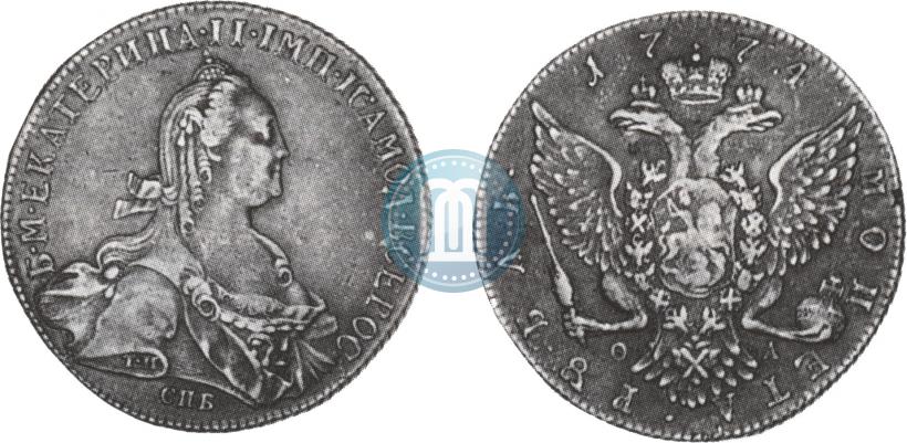 Picture 1 rouble 1774 year СПБ-ФЛ 