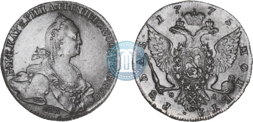 Picture 1 rouble 1775 year СПБ-ФЛ 