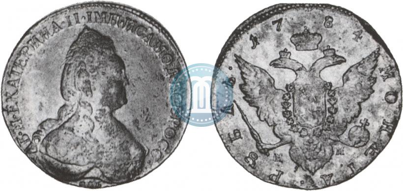 Picture 1 rouble 1784 year СПБ-ММ 