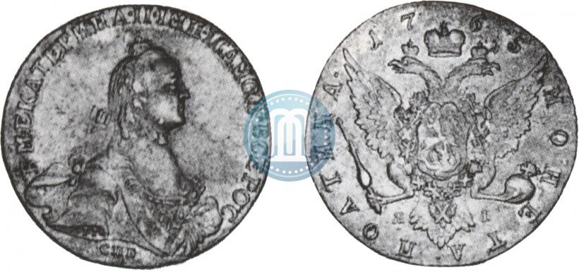 Picture Poltina 1765 year СПБ-ЯI 