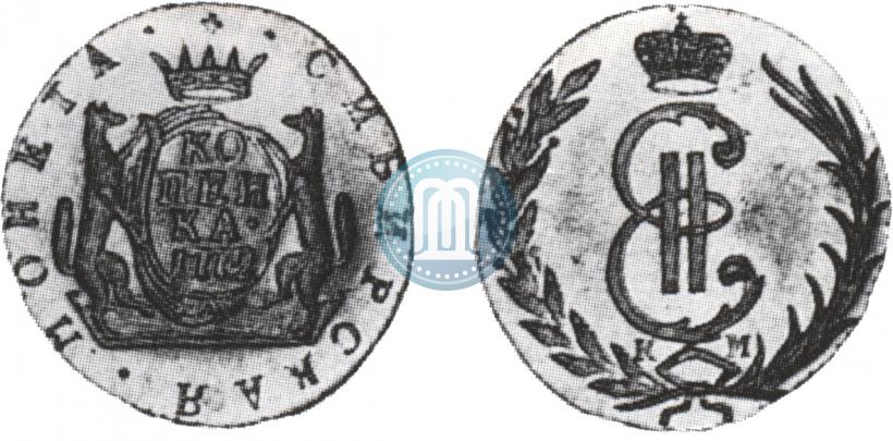 Фото 1 копейка 1772 года КМ 