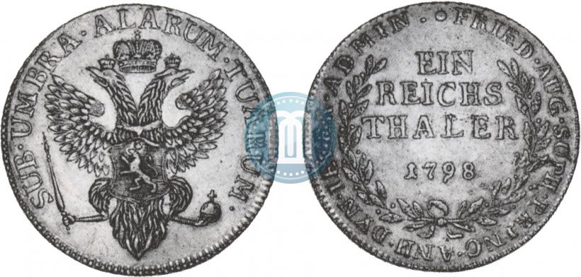 Фото Ein reichsthaler 1798 года  "Княжество Йевер"