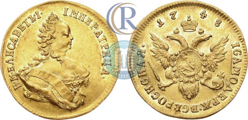 Picture 1 ducat 1748 year  