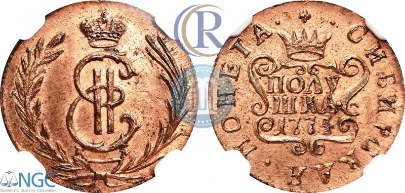Picture Polushka 1774 year КМ 