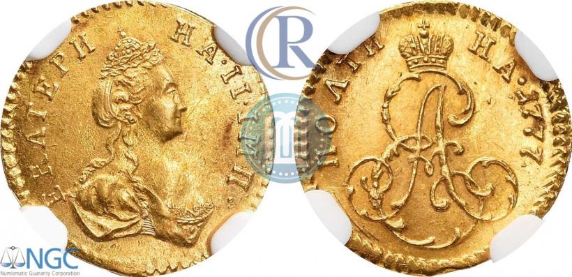 Фото Полтина 1777 года  