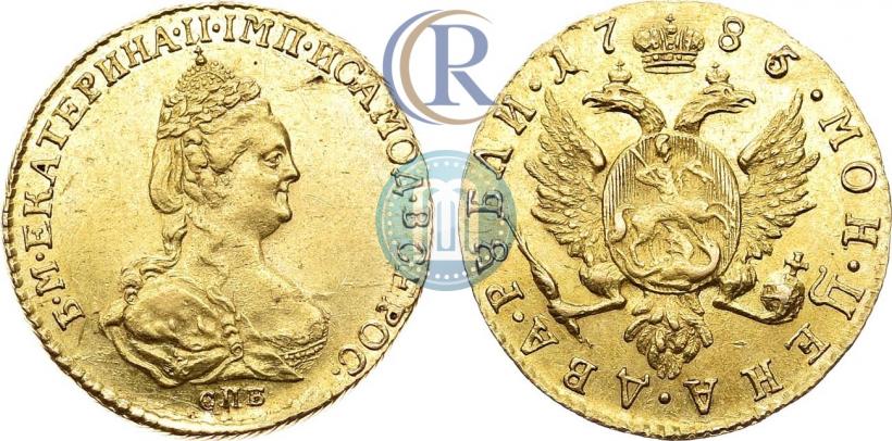 Picture 2 roubles 1785 year СПБ 