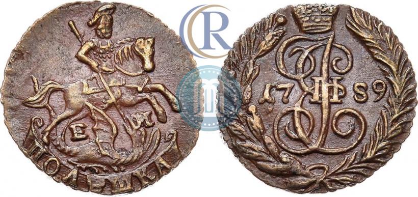 Фото Полушка 1789 года ЕМ 