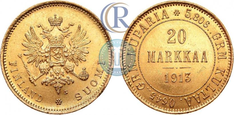Picture 20 markkaa 1913 year S 