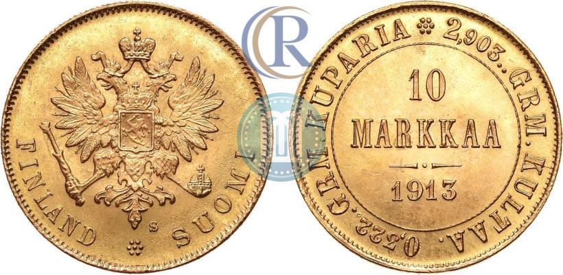 Picture 10 markkaa 1913 year S 