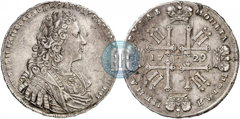 Picture 1 rouble 1729 year  "Type of 1728"