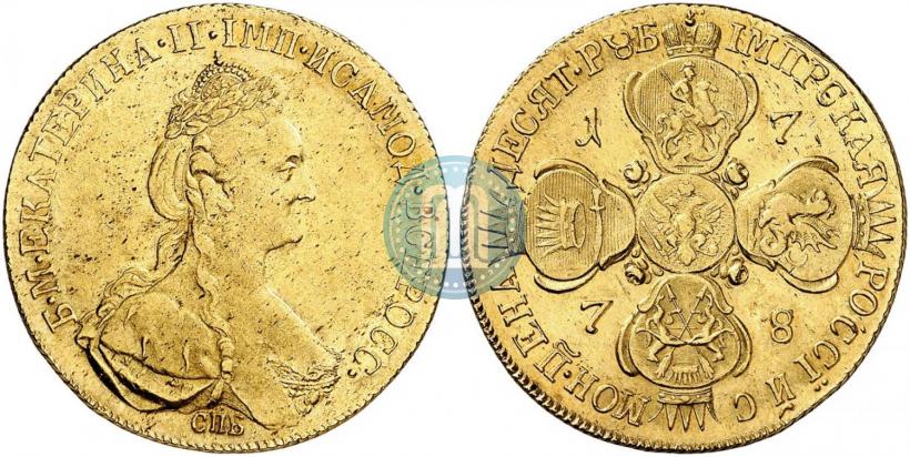 Picture 10 roubles 1778 year СПБ 