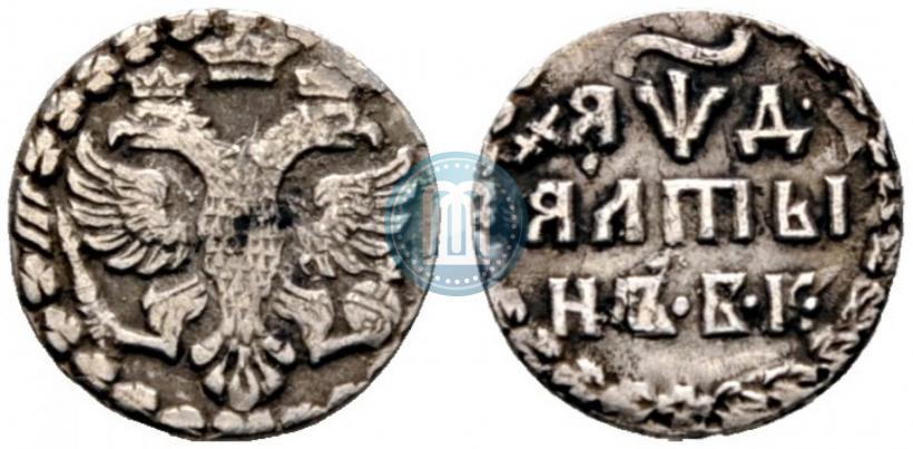Фото Алтын 1704 года БК 