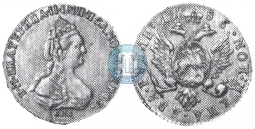 Picture 2 roubles 1785 year СПБ 