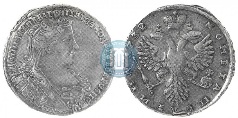 Picture Poltina 1732 year  