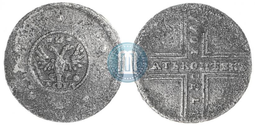 Picture 5 kopecks 1730 year ДМ 
