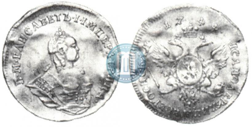 Фото 1 червонец 1744 года  