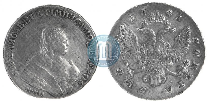 Picture 1 rouble 1751 year ММД-А 