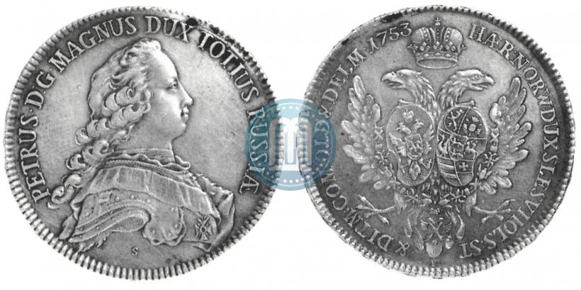 Picture Thaler 1753 year P "Albertusthaler"