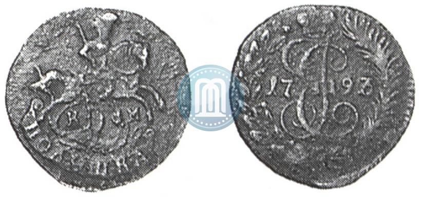 Фото Полушка 1793 года КМ 