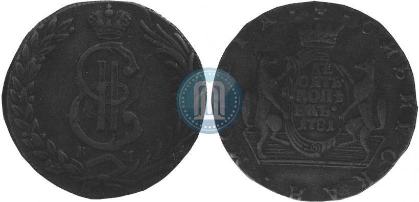 Picture 10 kopecks 1781 year КМ 