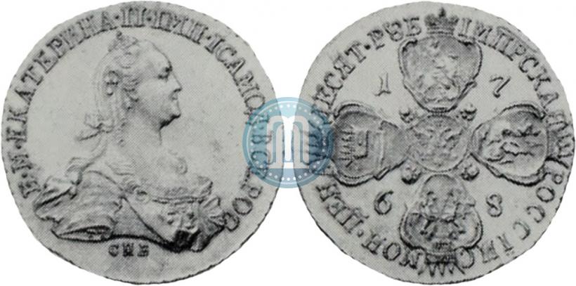 Picture 10 roubles 1768 year СПБ 