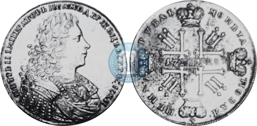 Фото 1 рубль 1728 года  "Тип 1728"