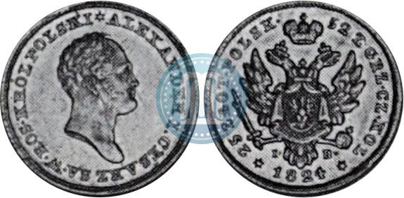 Picture 25 złotych 1824 year IB 