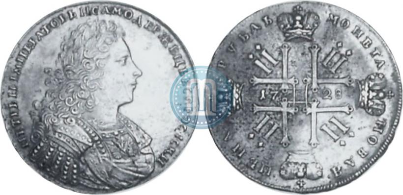 Picture 1 rouble 1728 year  "Type of 1728"