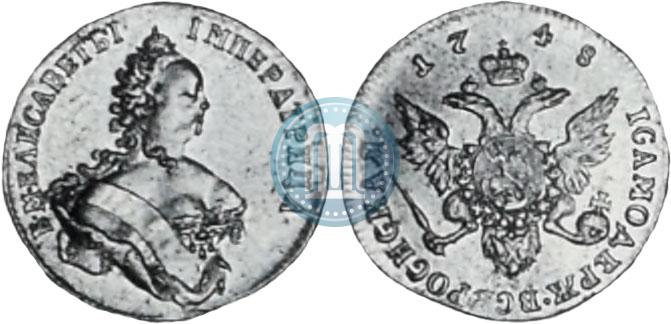 Picture 1 ducat 1748 year  