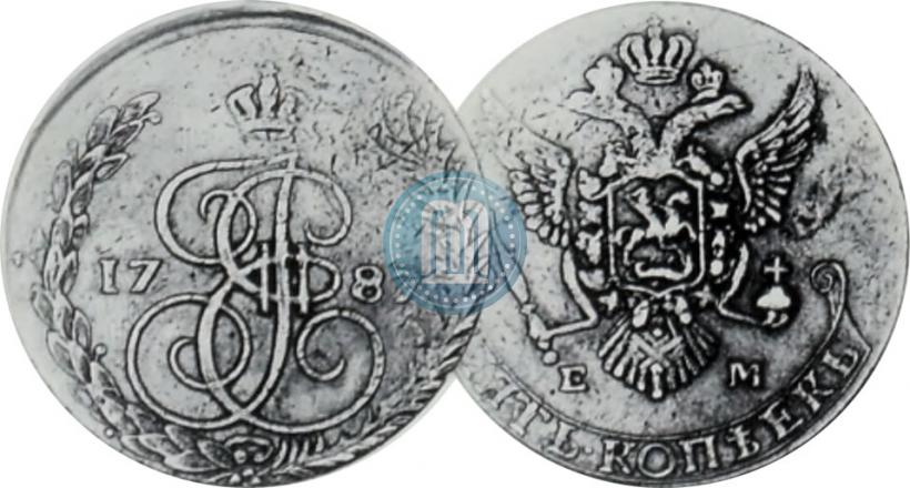Picture 5 kopecks 1787 year ЕМ 