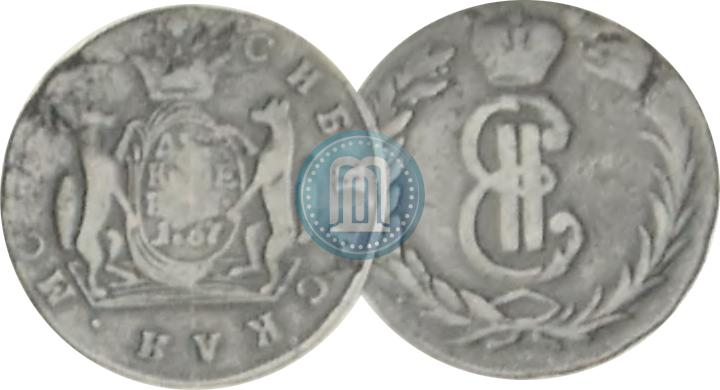 Фото 2 копейки 1767 года  