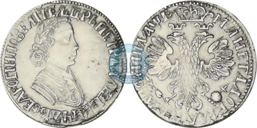 Фото Полтина 1705 года  "Портрет работы Ф. Алексеева"