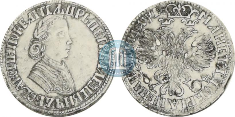 Picture Poltina 1705 year  "Portrait by F. Alekseev"