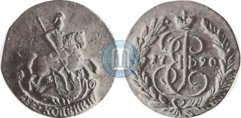 Фото 2 копейки 1790 года ЕМ 