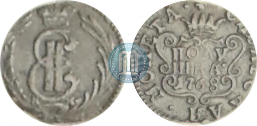 Фото Полушка 1768 года КМ 